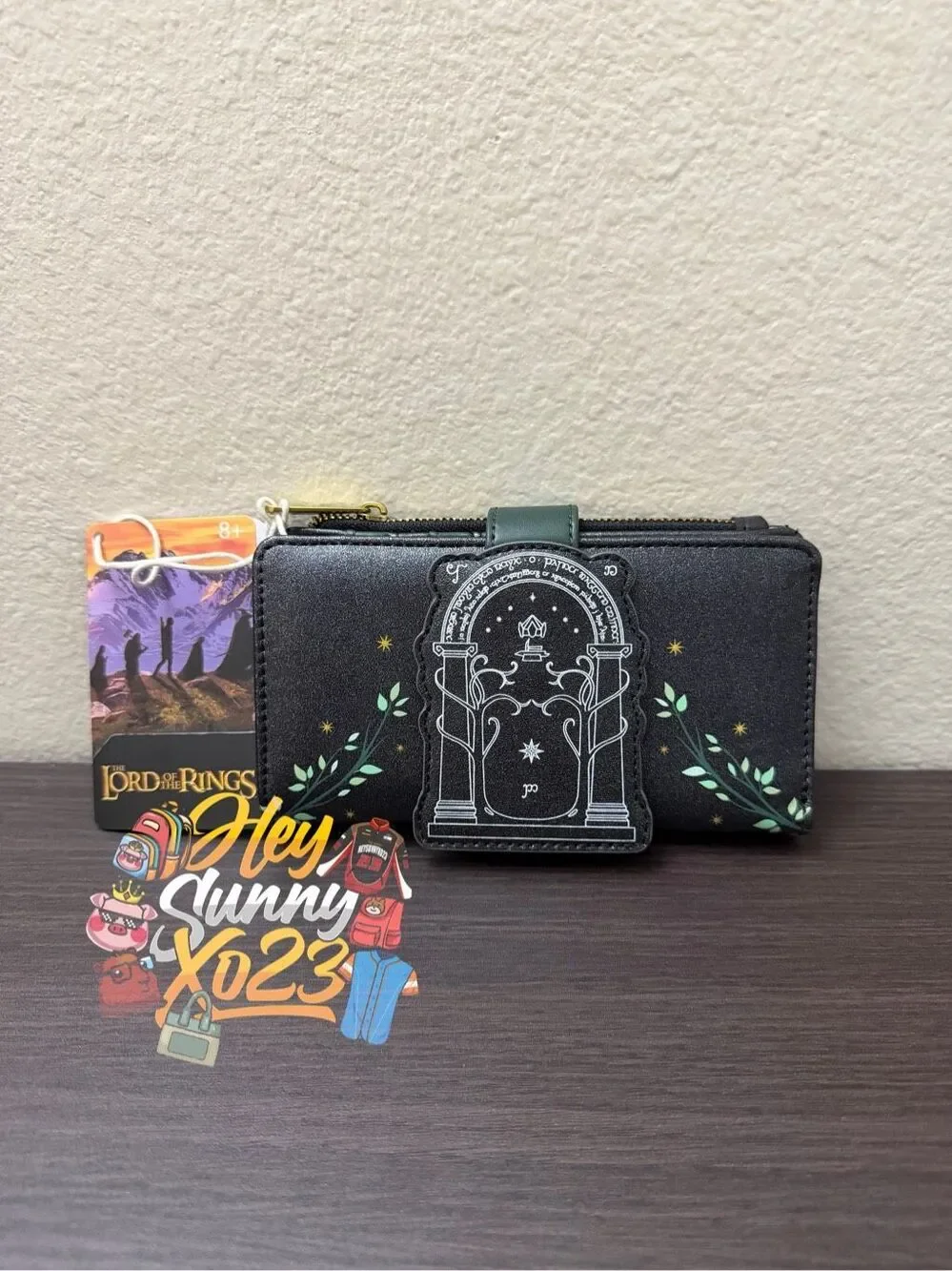 Loungefly The Lord of the Rings Doors of Durin Glow-in-the-Dark Zip Wallet